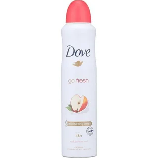 اسپری ضد تعریق زنانه داو مدل Go Fresh با رایحه سیب و چای سفید حجم 250 میلیلیتر